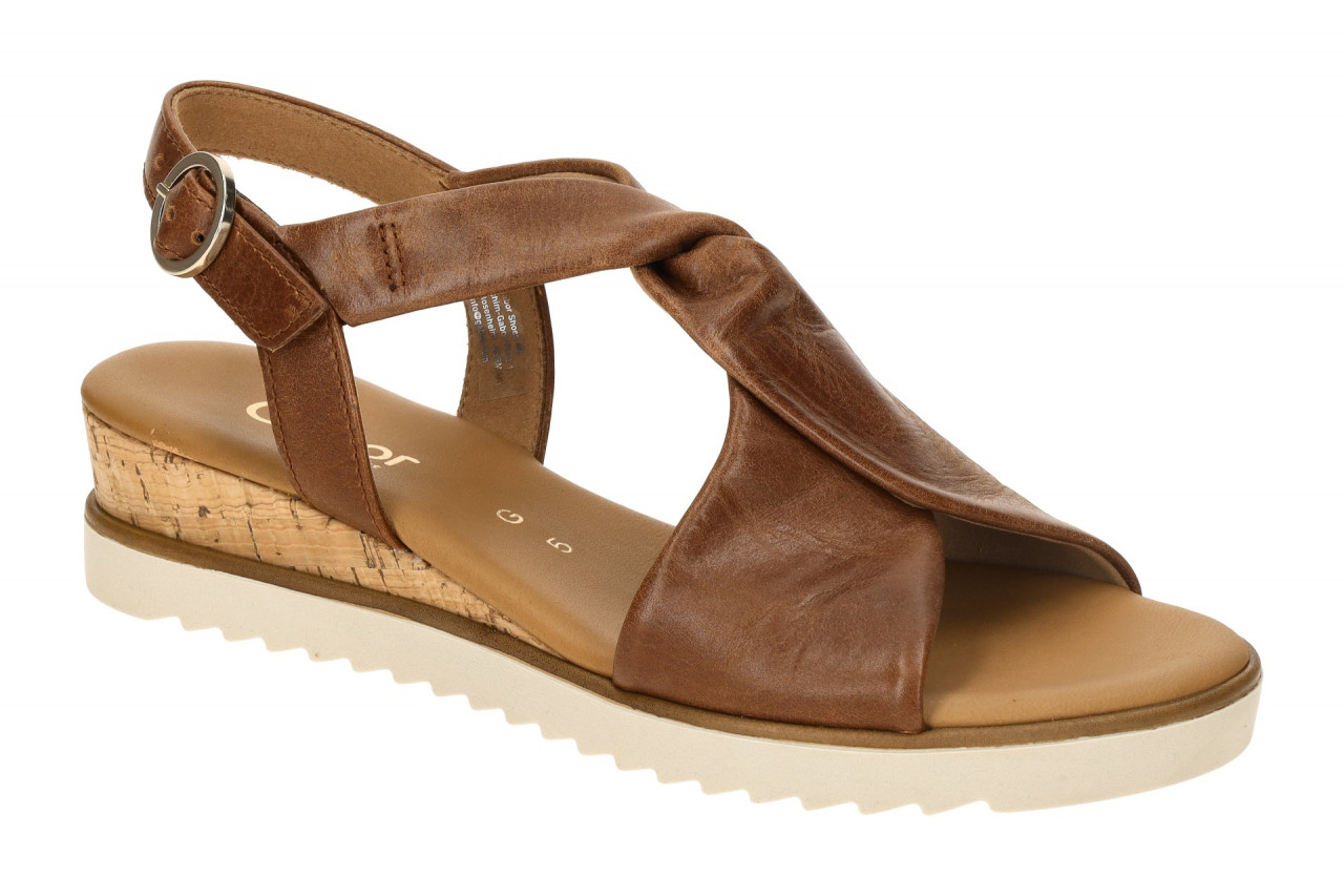 Gabor 82.751.53 braun - Riemchen Sandale f?r Damen 1 Gabor 82.751.53 braun - Riemchen Sandale f?r Damen