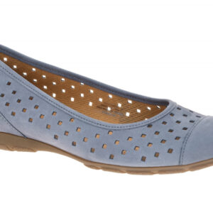Gabor 84.169.10 hell-blau - Ballerina - Halbschuhe - Slipper f?r Damen