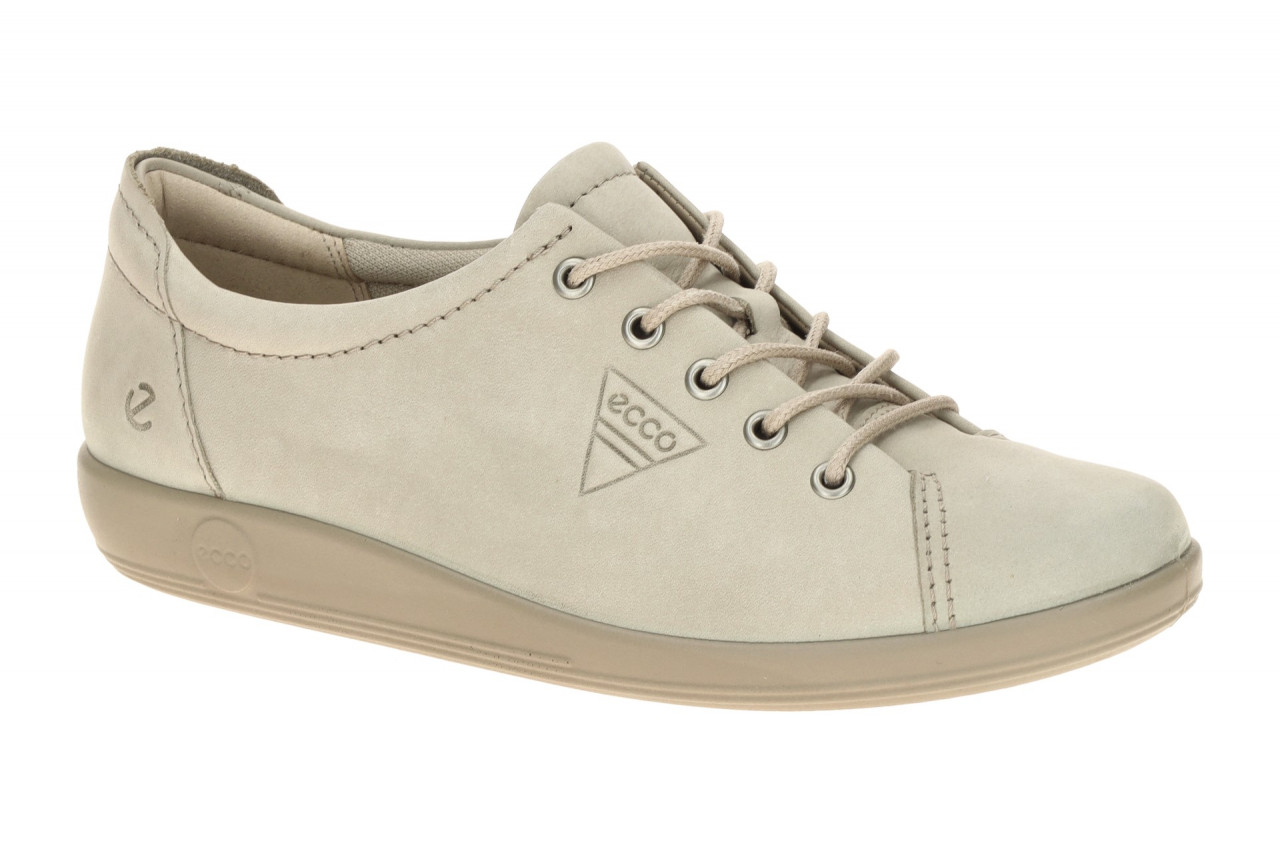 Ecco SOFT 2.0 20650361510 grau - bequeme Halbschuhe f?r Damen 1 Ecco SOFT 2.0 20650361510 grau - bequeme Halbschuhe f?r Damen