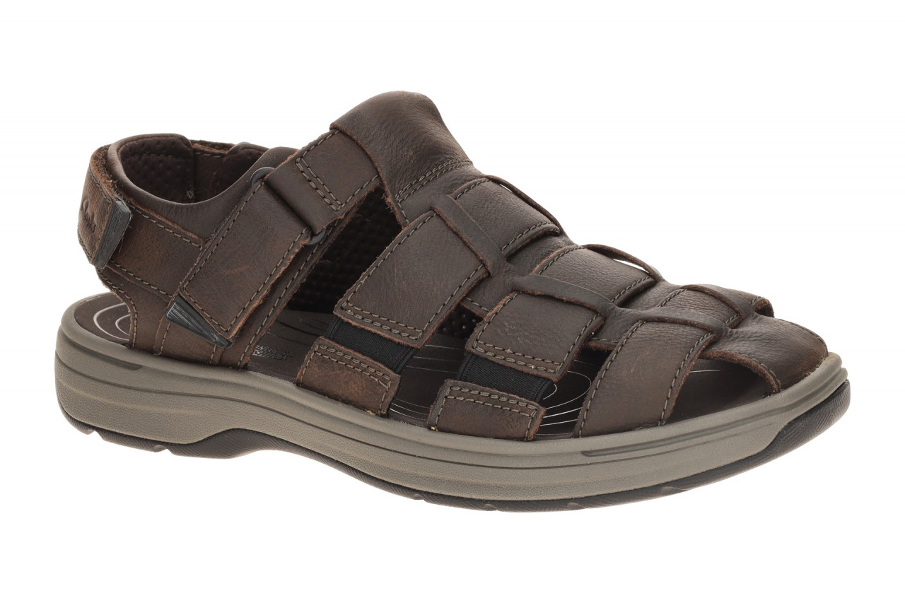 Clarks SALTWAY COVE 26176900 7 dunkel-braun - bequeme Sandale f?r Herren 1 Clarks SALTWAY COVE 26176900 7 dunkel-braun - bequeme Sandale f?r Herren