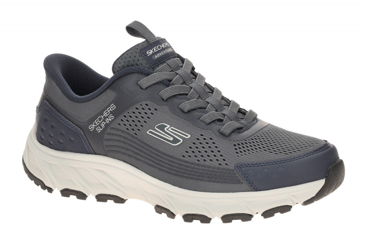 Skechers HILLCREST 2.0 237800 NVY dunkel-grau - bequeme Slipper f?r Herren 1 Skechers HILLCREST 2.0 237800 NVY dunkel-grau - bequeme Slipper f?r Herren