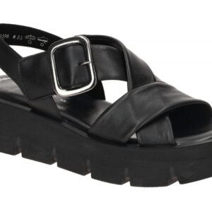 Gabor 84.752.27 schwarz - Riemchen Sandale f?r Damen