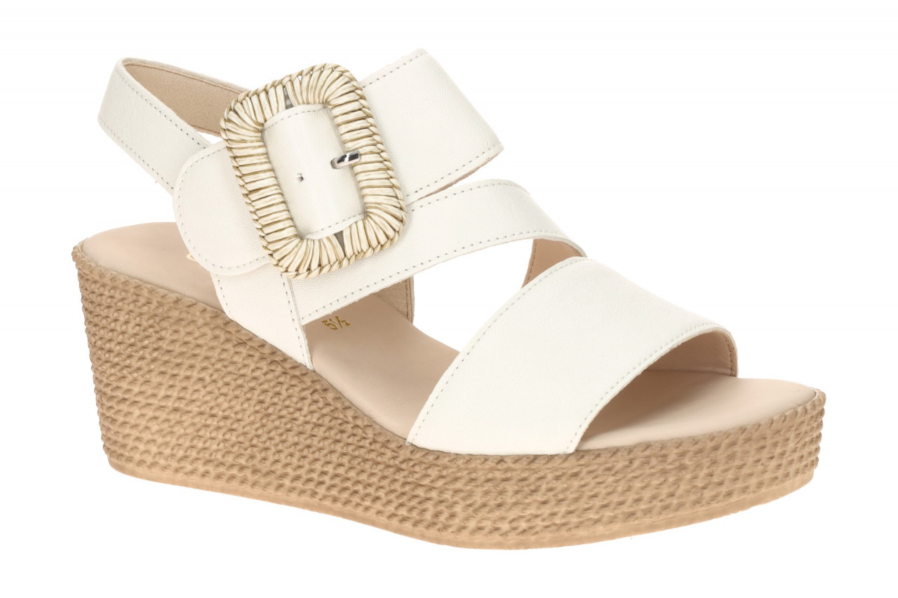 Gabor 84.771.20 wei? - Riemchen Sandale f?r Damen 1 Gabor 84.771.20 wei? - Riemchen Sandale f?r Damen