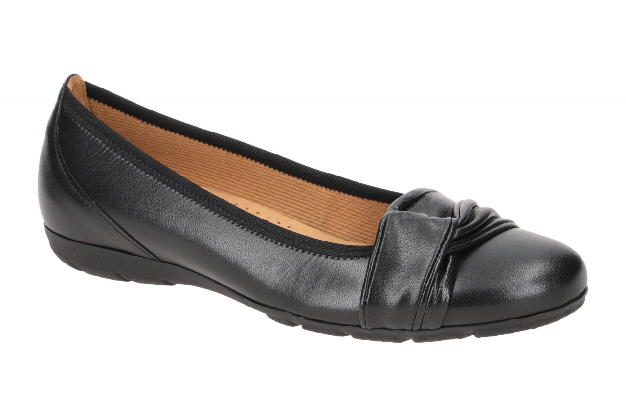 Gabor 04.165.27 schwarz - Ballerina - Halbschuhe - Slipper f?r Damen 1 Gabor 04.165.27 schwarz - Ballerina - Halbschuhe - Slipper f?r Damen