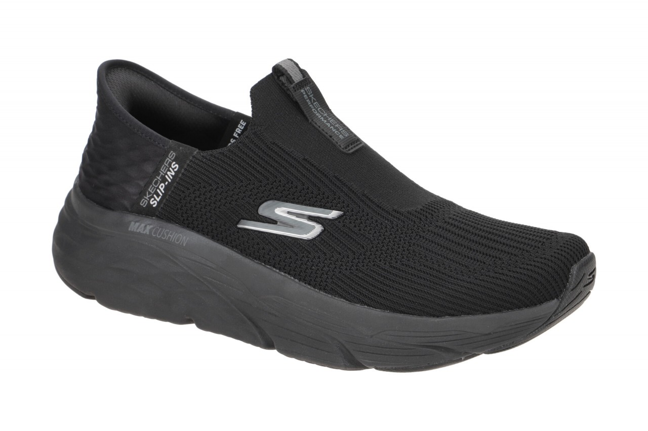 Skechers MAX CUSHIONING ELITE 220389/BBK schwarz - Slipper f?r Herren 1 Skechers MAX CUSHIONING ELITE 220389/BBK schwarz - Slipper f?r Herren