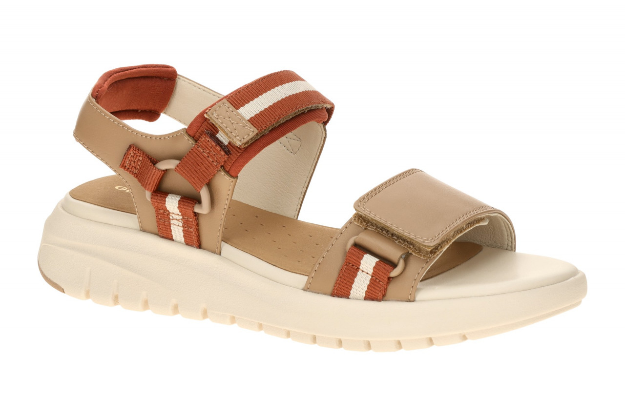 Geox FLEXTRIDE S D65BSC 05415C5A6B hell-braun - Sandalette f?r Damen 1 Geox FLEXTRIDE S D65BSC 05415C5A6B hell-braun - Sandalette f?r Damen