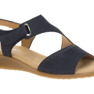 Gabor 82.803.36 blau - Riemchen Sandale f?r Damen