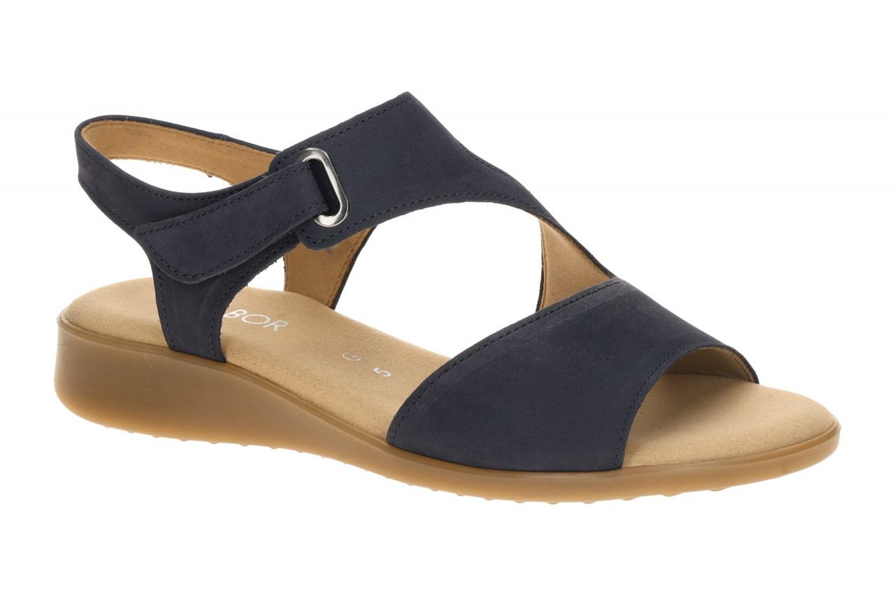 Gabor 82.803.36 blau - Riemchen Sandale f?r Damen 1 Gabor 82.803.36 blau - Riemchen Sandale f?r Damen