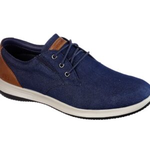 Skechers Men USA DARLOW REMEGO Halbschuhe Men Blau