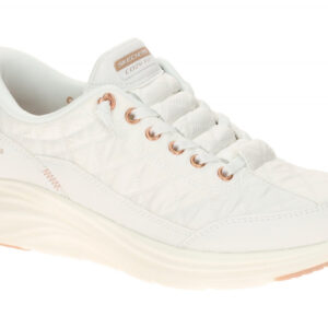 Skechers 150413 WTRG Damen Slip-On Sneaker Wei?/Rosegold - Contour Foam Techn...