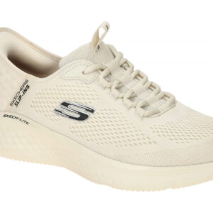 Skechers 232466 OFWT Herren Sneakers Creme-Wei? Textil Maschinenwaschbar