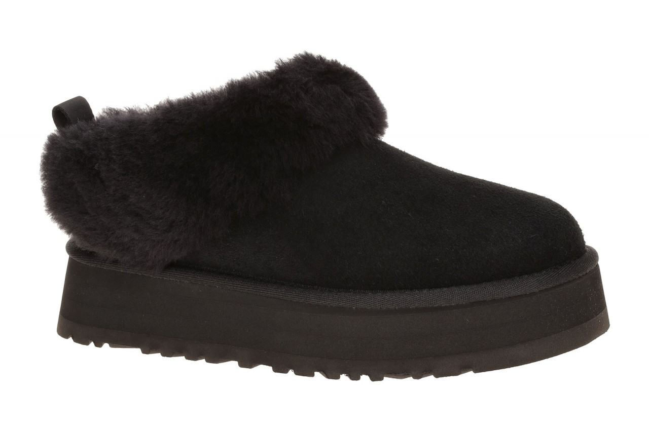 UGG 1171393 BLK TAZZELLE Damen Slipper in Schwarz mit Lammfell-Futter 1 UGG 1171393 BLK TAZZELLE Damen Slipper in Schwarz mit Lammfell-Futter