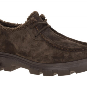 Paul Green Damen Schn?r-Halbschuhe 1246-002 mocca Braun Winter Schuhe mit War...