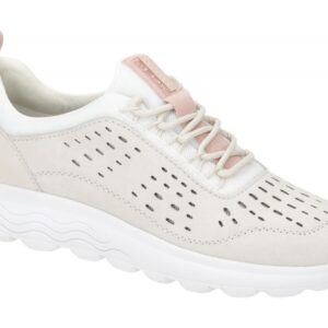 Geox Damen Sneaker D35NUA SPHERICA beige offwhite atmungsaktiv & leicht