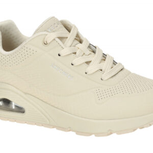 Skechers 177861 OFWT UNO - SHINY SCALE Damen Sneaker Beige-Offwhite