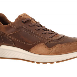 Ecco 83545451055 Exostride Walking Herrenschuhe Braun/Camelcamel Gummisohle
