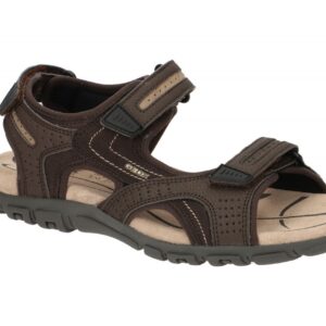Geox Herren Sandale U8224D 050AU C0705 Brown/Beige/Schwarz wasserdicht + atmu...