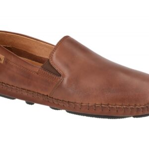 Pikolinos 09Z-5511 cuero JEREZ Herren Slipper Braun Echtleder Gummi-Sohle