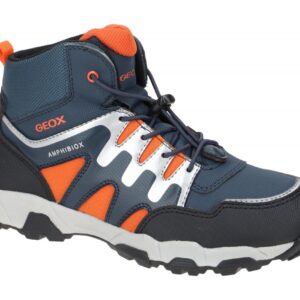 Geox J263ZA MAGNETAR BOY ABX Kinder Stiefel blau navy/orange wasserdicht atmu...