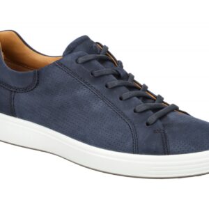 Ecco 47026402303 Soft 7 Men's Halbschuhe Blau Night Sky Echtleder Gummi PU