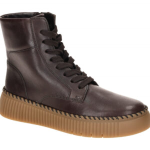 Gabor Damen Stiefeletten 73.541 - moro Braun, bequeme Keilabsatz Schuhe