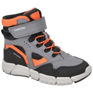 Geox J369XB FLEXYPER BOY ABX Kinderschuhe - Stiefel grau/orange wasserdicht &...
