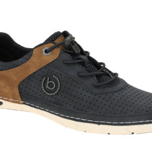Bugatti Herrenschuhe 321-ASG03-5000 Glenans Dunkelblau Synthetik Textil Vegan