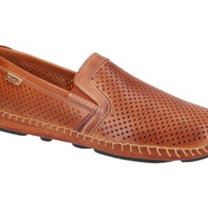 Pikolinos 09Z-3100 JEREZ Herren Slipper Braun brandy arcilla bequeme Halbschuhe