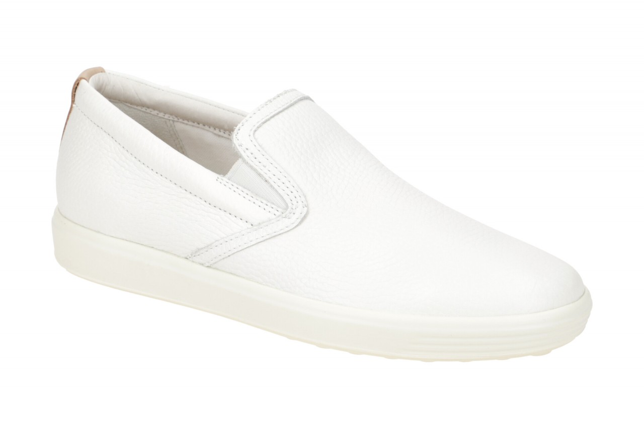 "Ecco 470493 Soft 7 Ladies Slip On Wei? Sportliche Halbschuhe Sneaker" 1 "Ecco 470493 Soft 7 Ladies Slip On Wei? Sportliche Halbschuhe Sneaker"