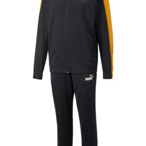 PUMA Herren Baseball Tricot Suit Trainingsanzug Jogginganzug 585843 51 schwarz