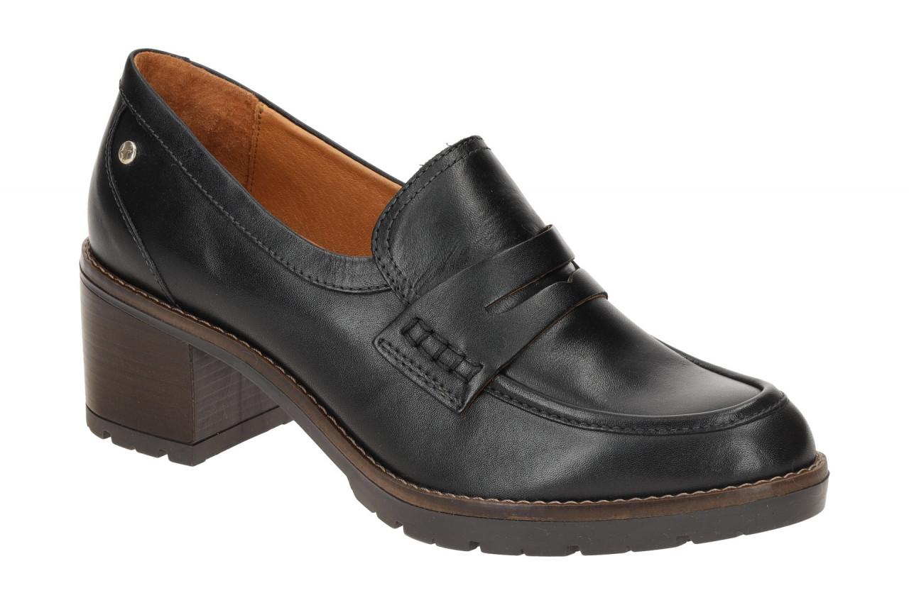Pikolinos W7H-3873 Black LLANES Damen Slipper Schwarz Echtleder 4cm Absatz 1 Pikolinos W7H-3873 Black LLANES Damen Slipper Schwarz Echtleder 4cm Absatz