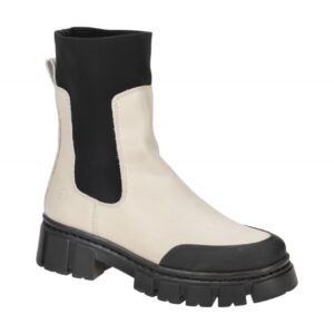 Tamaris Damen Stiefeletten 1-25930-29 Beige Ivory Comb Recycled Lining