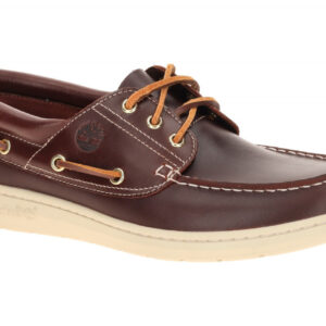 Timberland 0A6CXM EIW Portofino Pier Herrenschuhe rot-burgundy, bequeme Mokas...