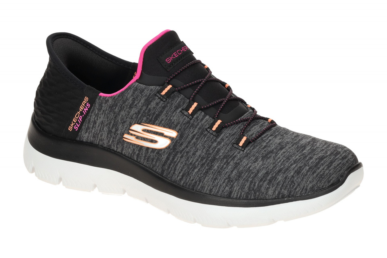 Skechers 149937 BKMT Hands-Free Sneaker Grau Black/Multi Vegan Memory Foam 1 Skechers 149937 BKMT Hands-Free Sneaker Grau Black/Multi Vegan Memory Foam