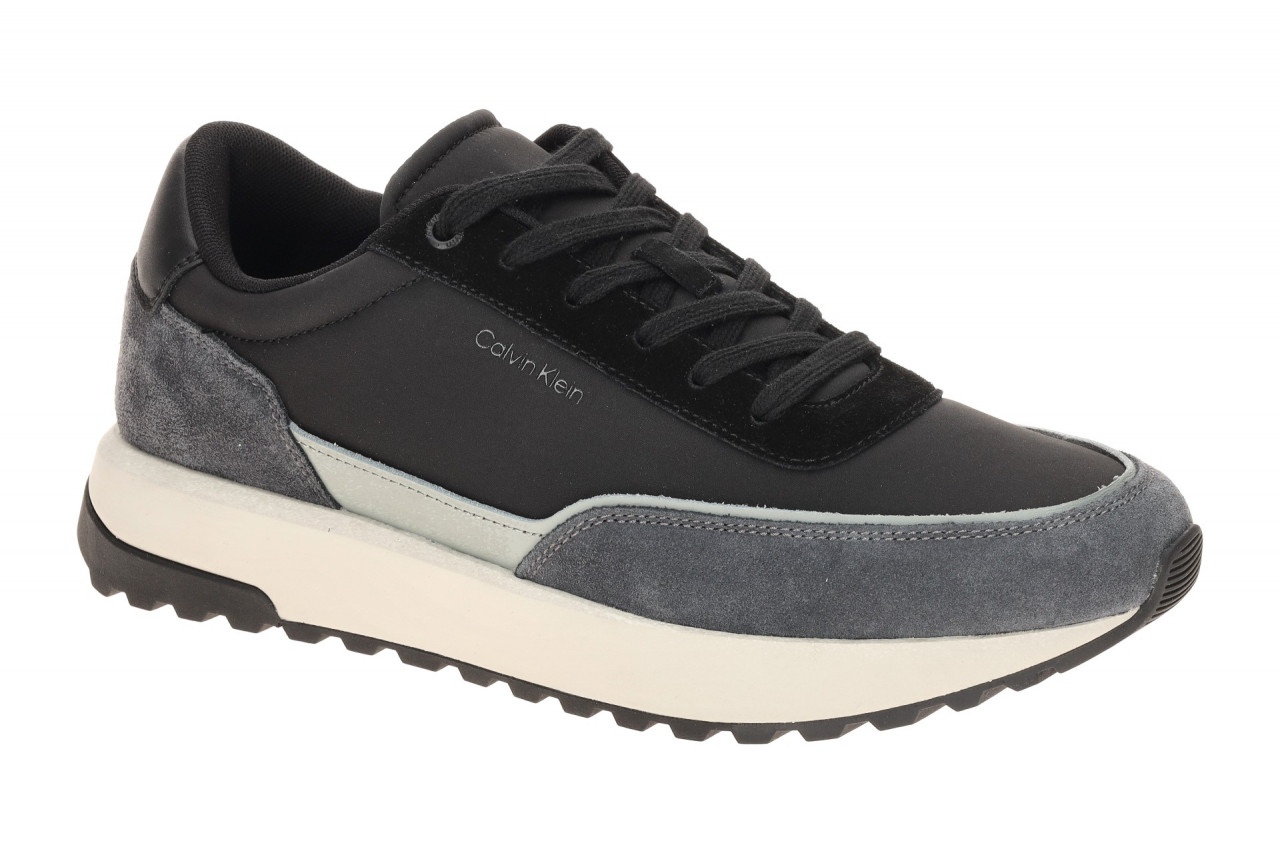 Calvin Klein Herren Sneaker HM01714 01R Schwarz Granit Velourleder Textil Wec... 1 Calvin Klein Herren Sneaker HM01714 01R Schwarz Granit Velourleder Textil Wec...