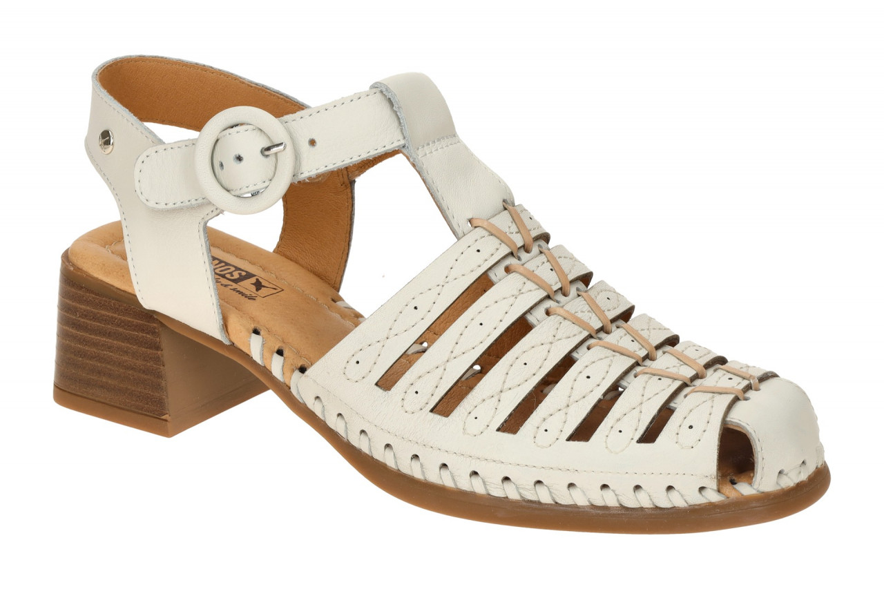 Pikolinos W9G-1577 nata ROMANA Damen Sandalette wei?, Echtleder, flexibel Gum... 1 Pikolinos W9G-1577 nata ROMANA Damen Sandalette wei?, Echtleder, flexibel Gum...