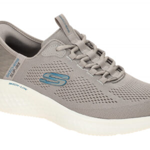 Skechers 232466 TPBR Herren Sneakers taupe-brown Memory Foam, Vegan, rutschfest