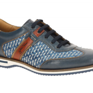 Galizio Torresi 310530 blu/marrone Halbschuhe - echtes Leder - Gummisohle - S...