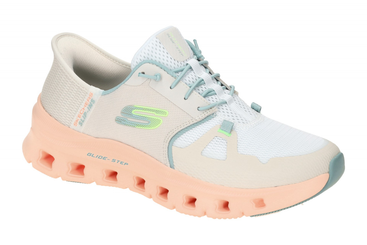 Skechers 150420 MULT Beige Multi Slipper Damen Sport-Sneaker 1 Skechers 150420 MULT Beige Multi Slipper Damen Sport-Sneaker