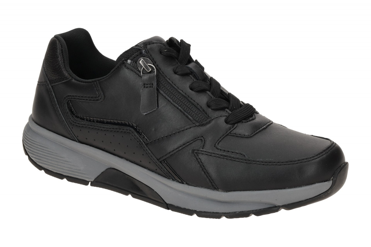 Gabor 76.878.57 ROLLINGSOFT Damen Halbschuhe Sneaker Schwarz Flach G Weite 1 Gabor 76.878.57 ROLLINGSOFT Damen Halbschuhe Sneaker Schwarz Flach G Weite