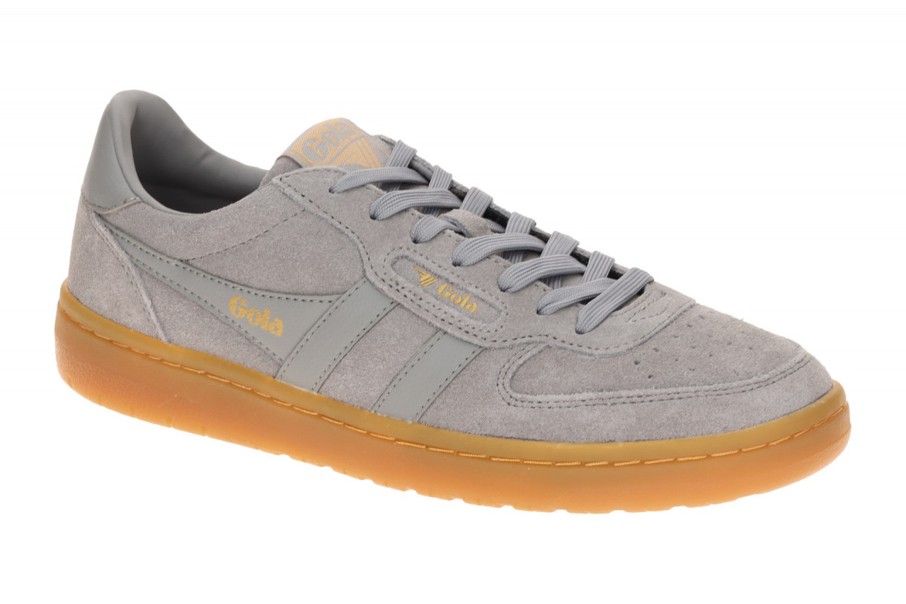 Gola CLB571LG Hawk Suede 86 Trainer Damen Sneaker Grau Cement/Gum 1 Gola CLB571LG Hawk Suede 86 Trainer Damen Sneaker Grau Cement/Gum