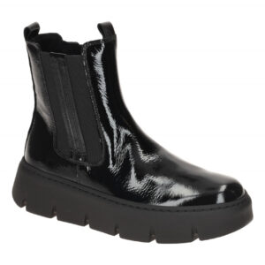 Gabor 73.743.97 Damen Stiefeletten Schwarz - bequeme Plateau Boots