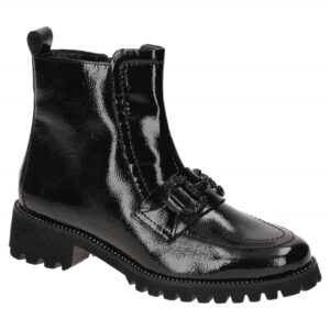 ara 12-31239 11 Damen Stiefeletten schwarz mit Glitzer Strassbesatz - Echtled...