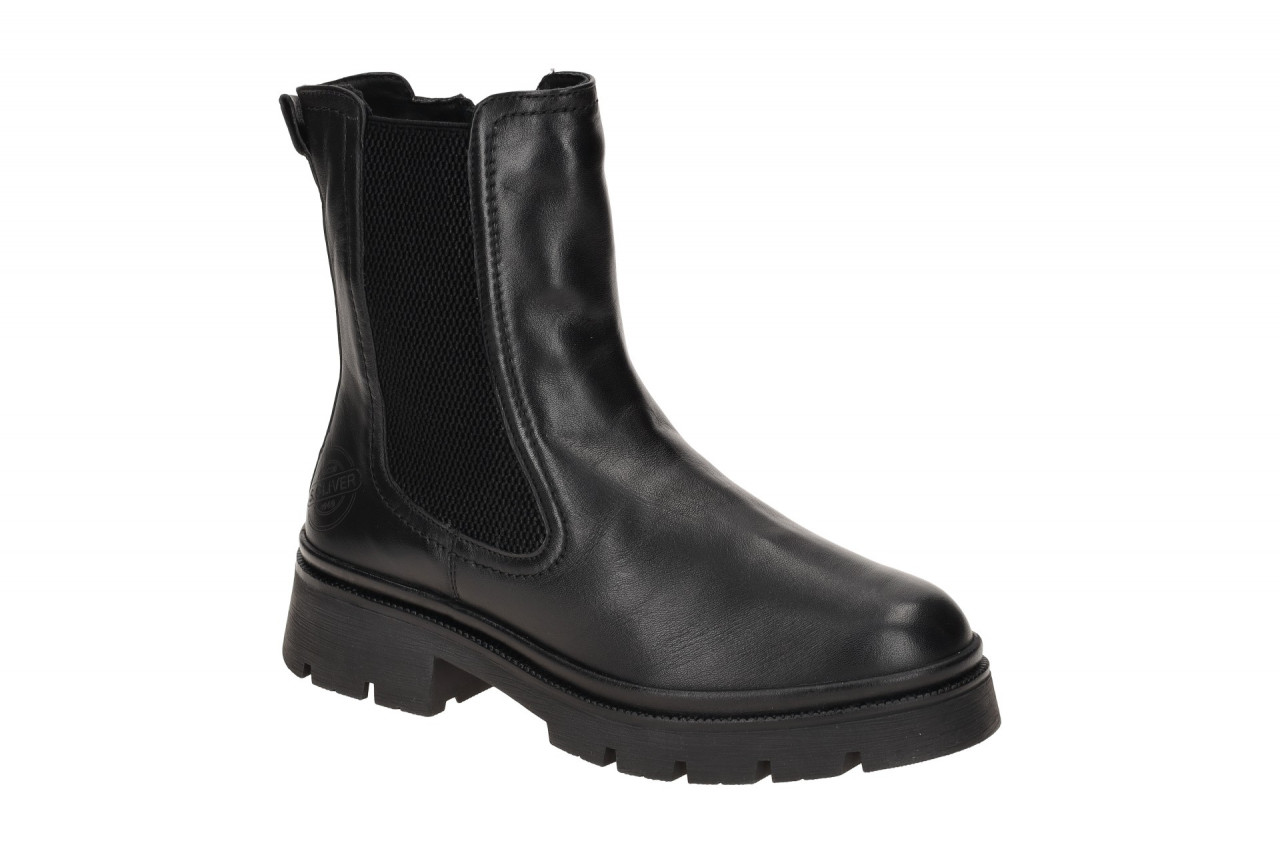 S. Oliver 5-26452-43 001 Damen Winterstiefeletten Schwarz Boots Chelsea Stil 1 S. Oliver 5-26452-43 001 Damen Winterstiefeletten Schwarz Boots Chelsea Stil