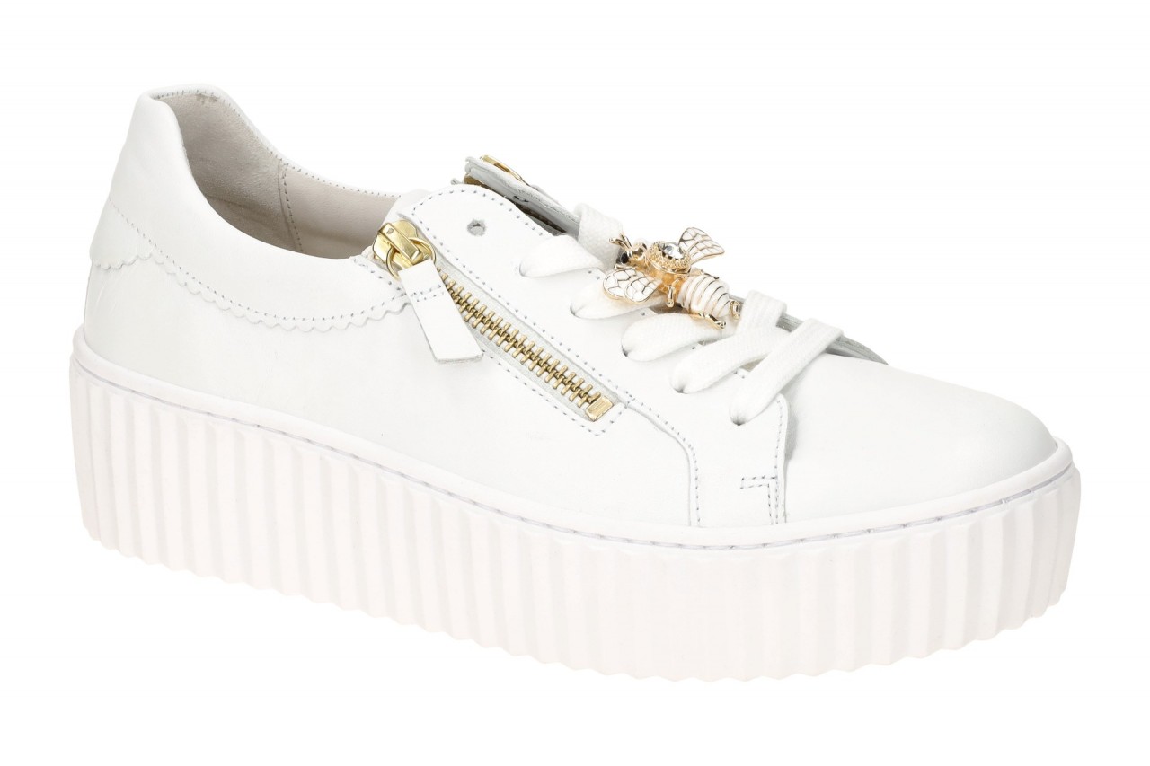 Gabor 63.201.21 Damen Sneaker wei? gold | Best Fitting Komfort Fu?bett 1 Gabor 63.201.21 Damen Sneaker wei? gold | Best Fitting Komfort Fu?bett