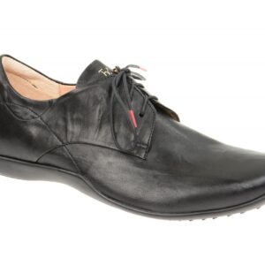 Think STONE 3-000275-0000 Herrenschuhe Schwarz Echtleder Schn?rung Gummisohle
