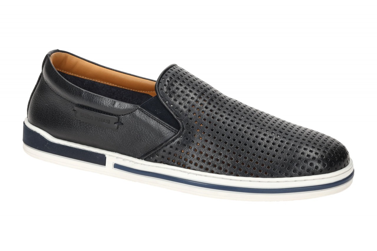 Galizio Torresi GT 440810A Herrensportliche Slipper Schwarz denim Echtleder w... 1 Galizio Torresi GT 440810A Herrensportliche Slipper Schwarz denim Echtleder w...