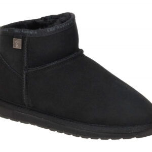 EMU WP11875 BLAK Damen Winterstiefeletten Schwarz Echtleder Lammfell Flexibel