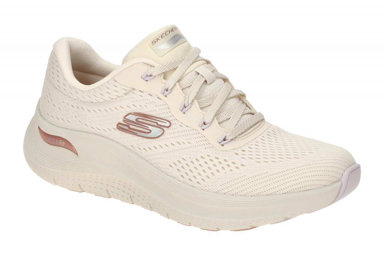 Skechers 150051 NTMT Beige Damen Sneaker Arch Fit 2.0 - Big League 1 Skechers 150051 NTMT Beige Damen Sneaker Arch Fit 2.0 - Big League
