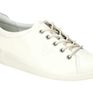 Ecco 206503 Soft 2.0 White Lace Damen-Halbschuhe - Bequem & Leicht